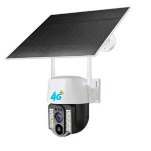 4G solar powered wireless CCTV camera installed on South African home exterior