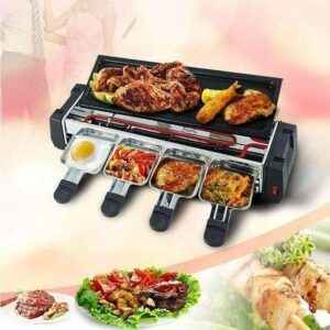 Compact Electric Barbecue Grill for Effortless Outdoor Cooking