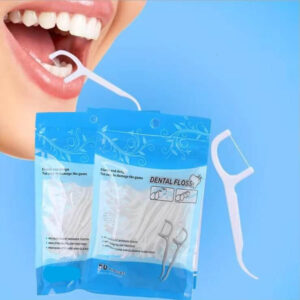 50Pcs Dental Floss Picks for Effective Oral Hygiene