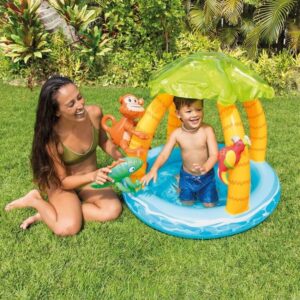 Tropical Island Baby Pool - Safe Water Fun for Little Ones