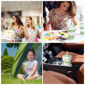 Collapsible Silicone Folding Cup - Perfect for On-the-Go Drinks