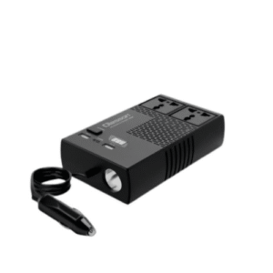 Stay Powered Anywhere with 200W Car Power Inverter & Dual USB Ports