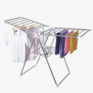 Space-Saving Foldable Washing Drying Rack for Easy Laundry