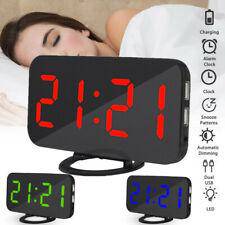 Stylish LED Mirror Clock for Effortless Timekeeping