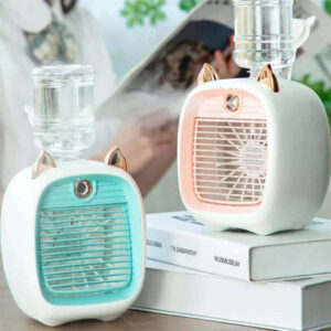 Stay Cool Anywhere with the Rechargeable Mini Air Cooler Fan