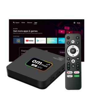 Transform Your TV with OM Max 4K Android TV Box for Ultimate Entertainment