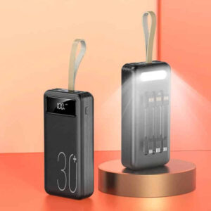 High-Capacity 30000 mAh Power Bank for All-Day Charging