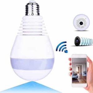 360 Degree IP Camera Light Bulb - Enhance Home Security Effortlessly