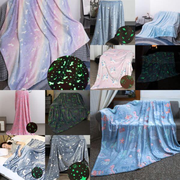 Glow-In-The-Dark Blanket for Magical Bedtime Adventures