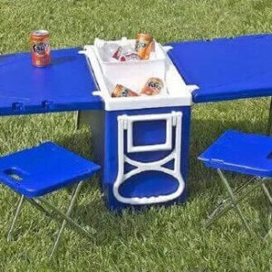 28L Cooler Box & Folding Table Chair Set - Perfect for Summer Fun