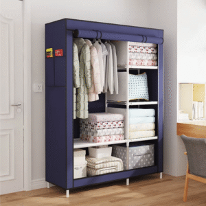 Organize Your Space with the 6 Compartment Metal Wardrobe Organizer