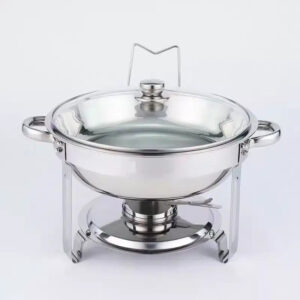 Elegant 5L Stainless Steel Buffet Chafing Dish for Warm Meals