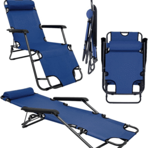 Comfortable Folding Camping and Lounger Chair for Outdoor Relaxation