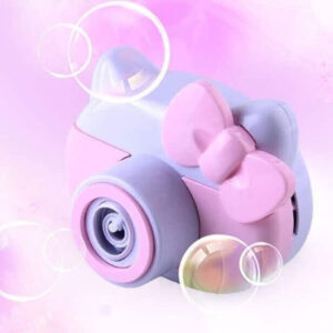 Portable Bubble Making Camera for Outdoor Fun with Kids