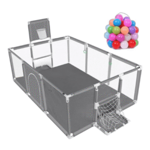 Baby Playpen With Basketball Hoop - Safe Fun for Active Kids
